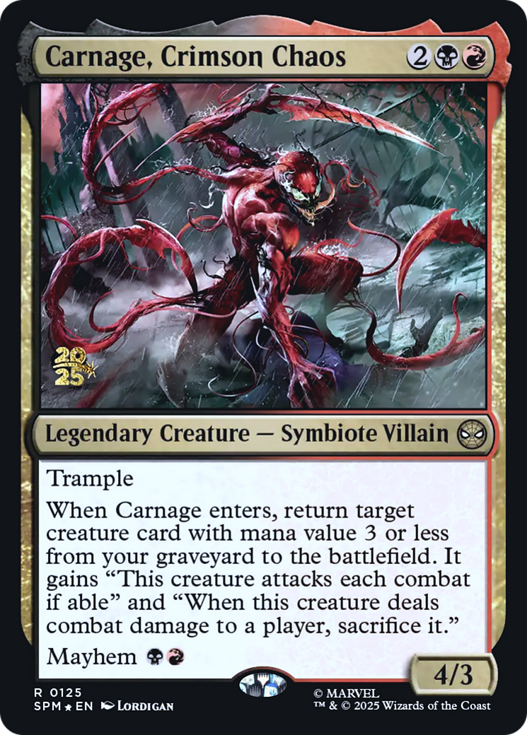 Carnage, Crimson Chaos [Wizards Play Network 2025] | Spectrum Games