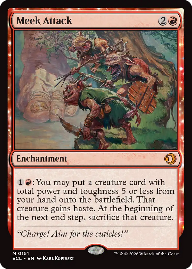 Meek Attack [Lorwyn Eclipsed] | Spectrum Games