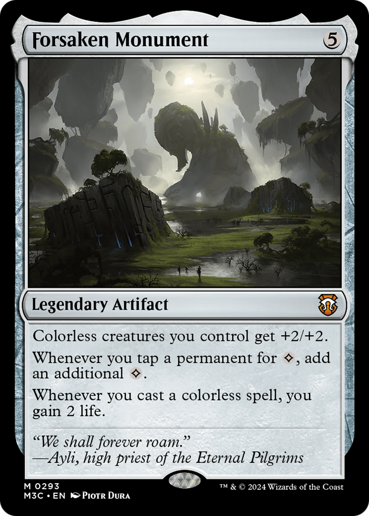 Forsaken Monument (Ripple Foil) [Modern Horizons 3 Commander] | Spectrum Games