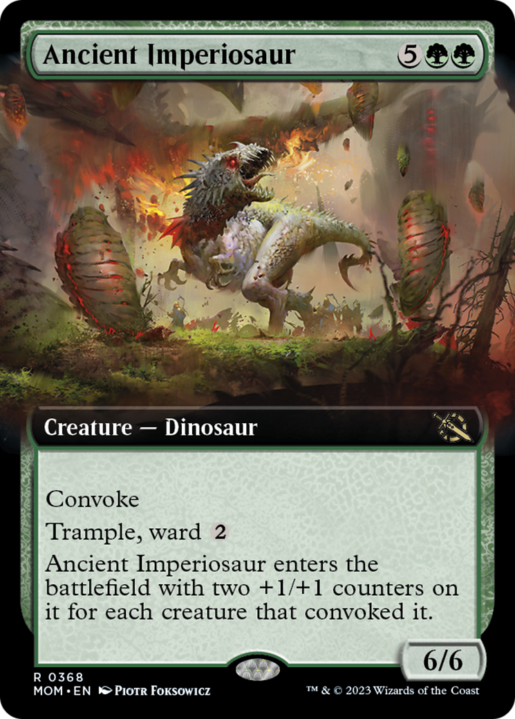 Ancient Imperiosaur (Extended Art) [March of the Machine] | Spectrum Games