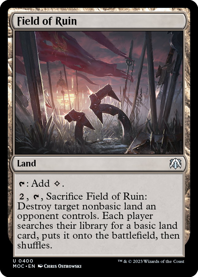 Field of Ruin [March of the Machine Commander] | Spectrum Games