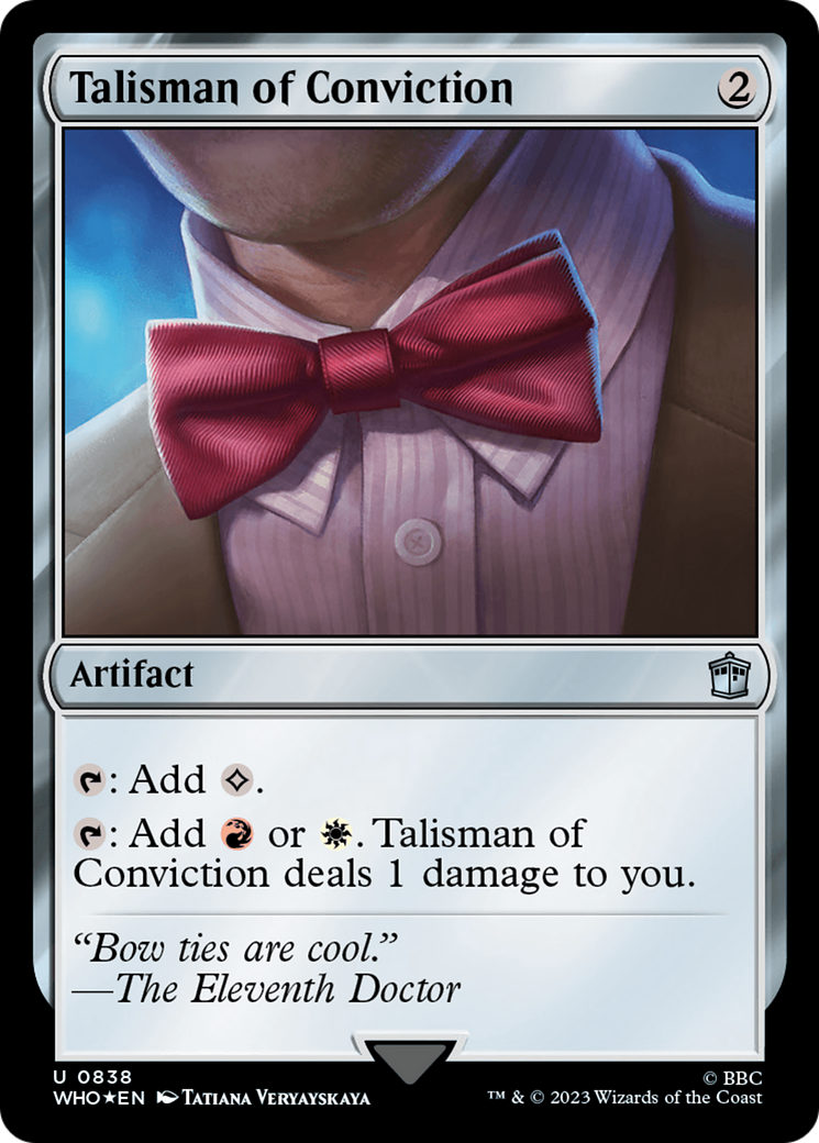 Talisman of Conviction (Surge Foil) [Doctor Who] | Spectrum Games