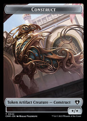 Treasure // Construct (0042) Double-Sided Token [Commander Masters Tokens] | Spectrum Games