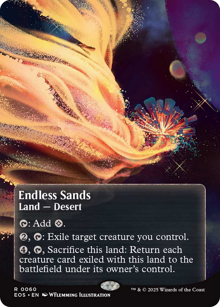 Endless Sands (0060) (Borderless) [Edge of Eternities: Stellar Sights] | Spectrum Games