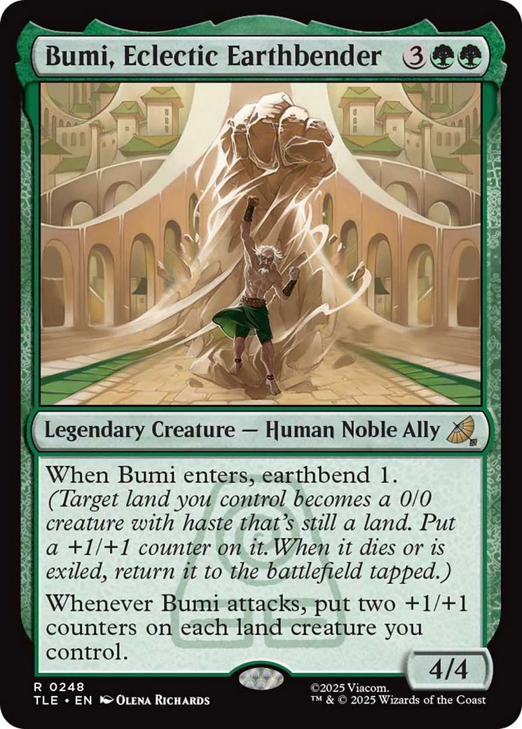 Bumi, Eclectic Earthbender [Avatar: The Last Airbender: Eternal-Legal] | Spectrum Games