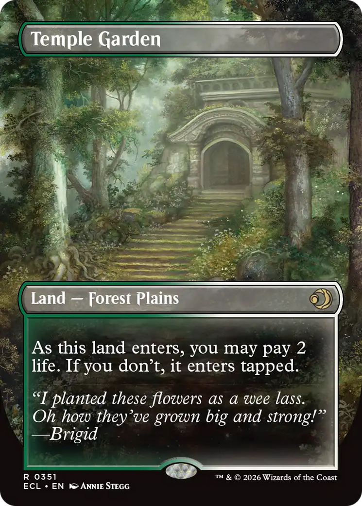 Temple Garden (Borderless) [Lorwyn Eclipsed] | Spectrum Games