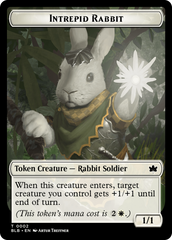 Wall // Intrepid Rabbit Double-Sided Token [Bloomburrow Tokens] | Spectrum Games