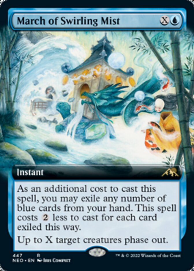 March of Swirling Mist (Extended Art) [Kamigawa: Neon Dynasty] | Spectrum Games