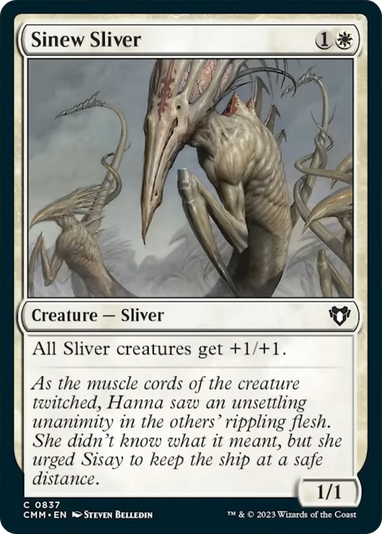 Sinew Sliver [Commander Masters] | Spectrum Games