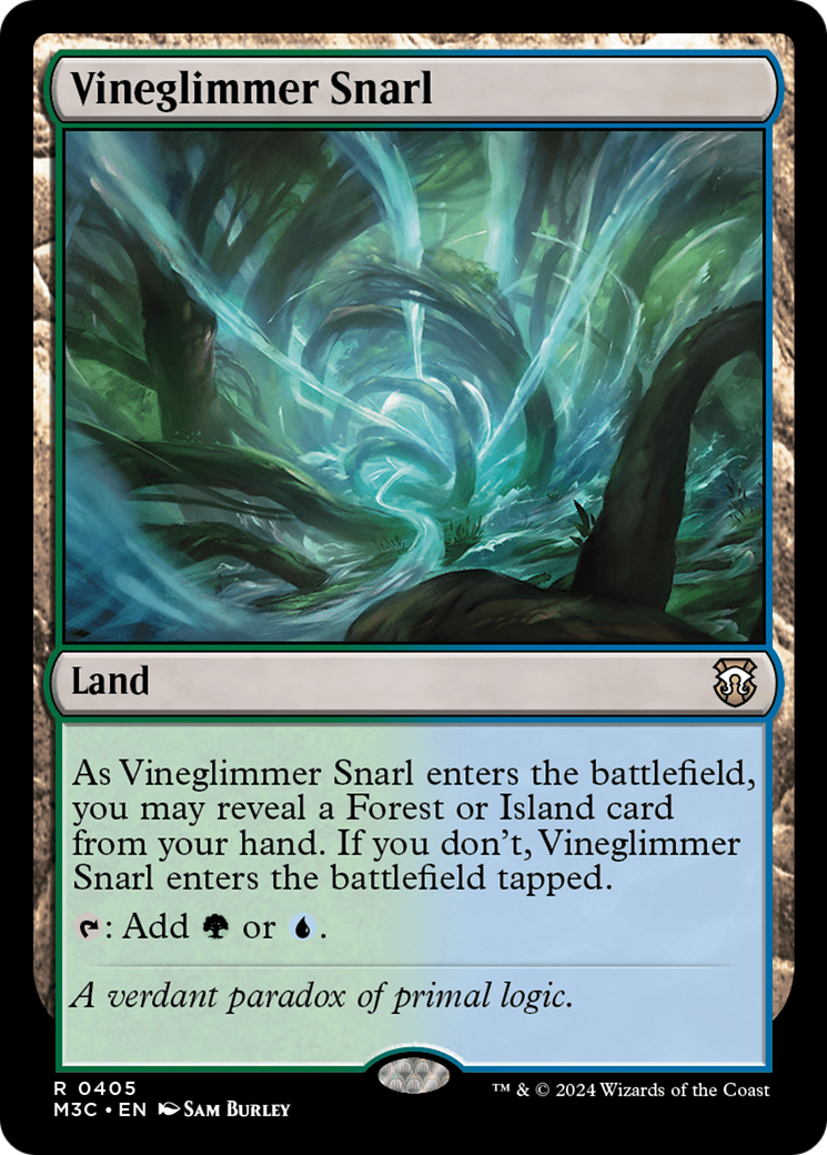 Vineglimmer Snarl (Ripple Foil) [Modern Horizons 3 Commander] | Spectrum Games