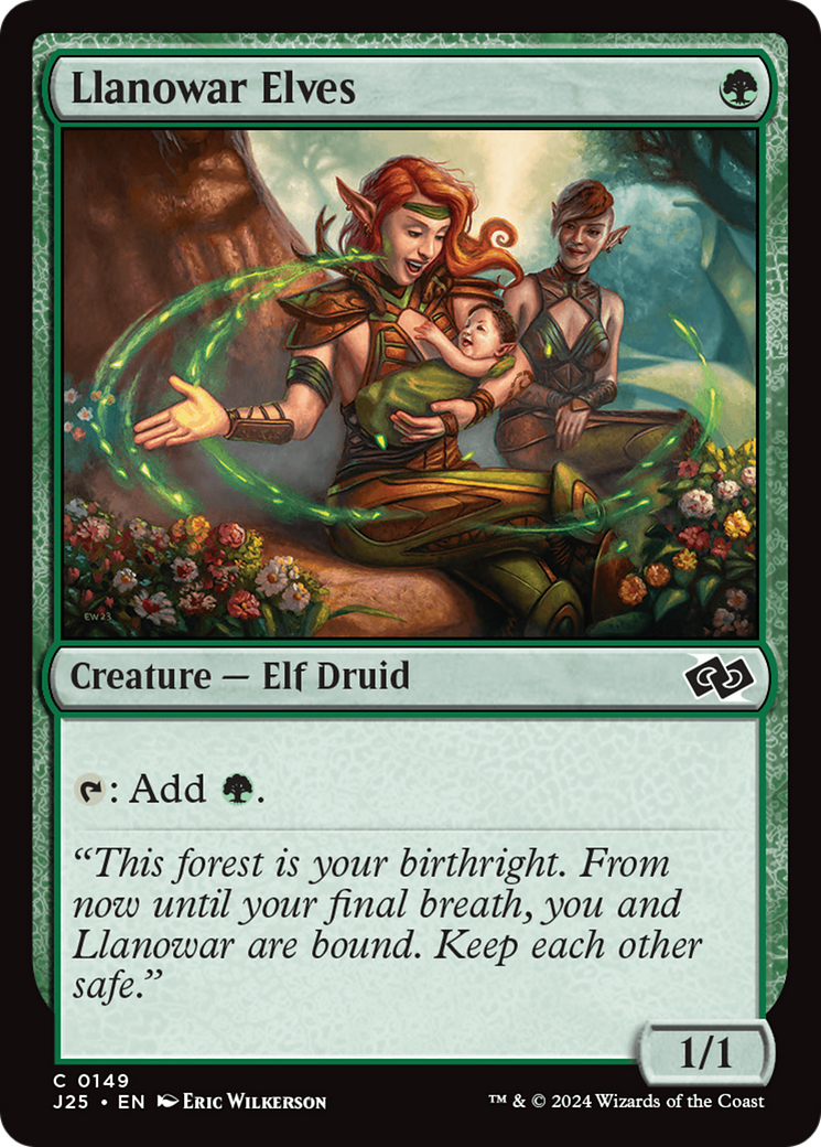 Llanowar Elves [Foundations Jumpstart] | Spectrum Games