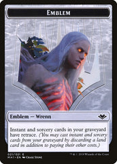 Shapeshifter (001) // Wrenn and Six Emblem (021) Double-Sided Token [Modern Horizons Tokens] | Spectrum Games