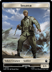 Soldier // Mark of the Rani Double-Sided Token [Doctor Who Tokens] | Spectrum Games