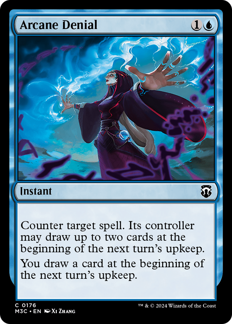 Arcane Denial (Ripple Foil) [Modern Horizons 3 Commander] | Spectrum Games