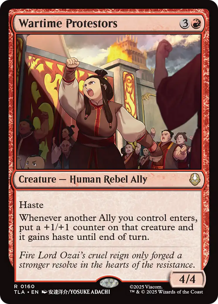 Wartime Protestors [Avatar: The Last Airbender] | Spectrum Games