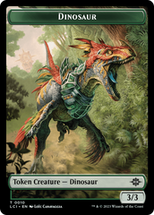 Gnome // Dinosaur (0010) Double-Sided Token [The Lost Caverns of Ixalan Tokens] | Spectrum Games