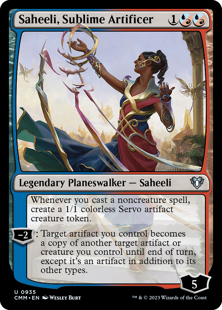 Saheeli, Sublime Artificer [Commander Masters] | Spectrum Games