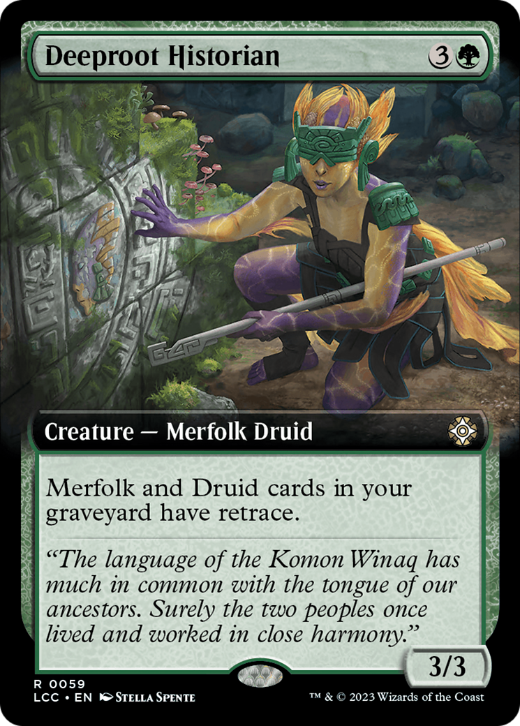 Deeproot Historian (Extended Art) [The Lost Caverns of Ixalan Commander] | Spectrum Games