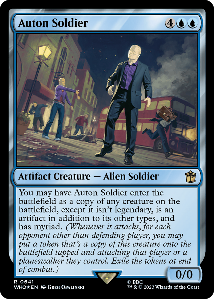 Auton Soldier (Surge Foil) [Doctor Who] | Spectrum Games