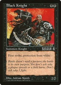 Black Knight (Oversized) [Oversize Cards] | Spectrum Games