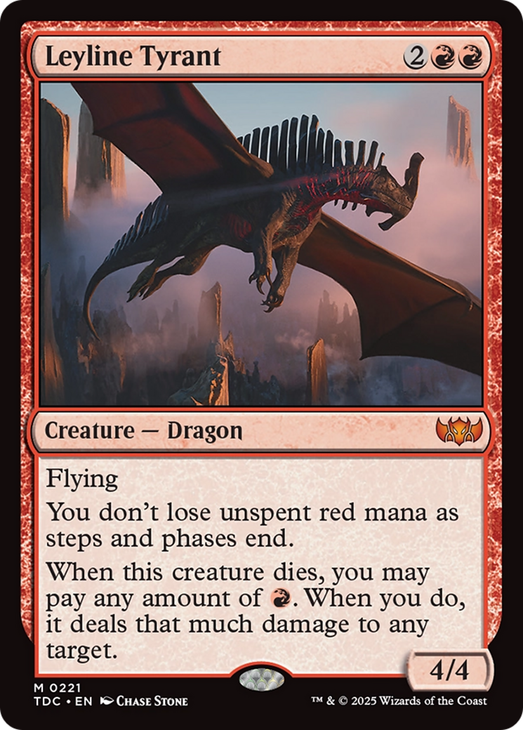 Leyline Tyrant [Tarkir: Dragonstorm Commander] | Spectrum Games
