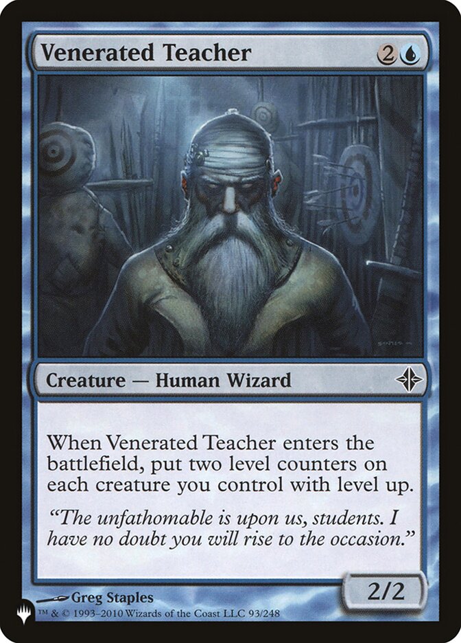 Venerated Teacher [The List] | Spectrum Games