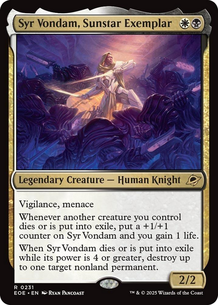 Syr Vondam, Sunstar Exemplar [Edge of Eternities] | Spectrum Games