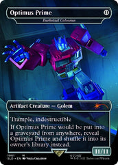 Darksteel Colossus - Optimus Prime (Borderless) [Secret Lair Drop Series] | Spectrum Games