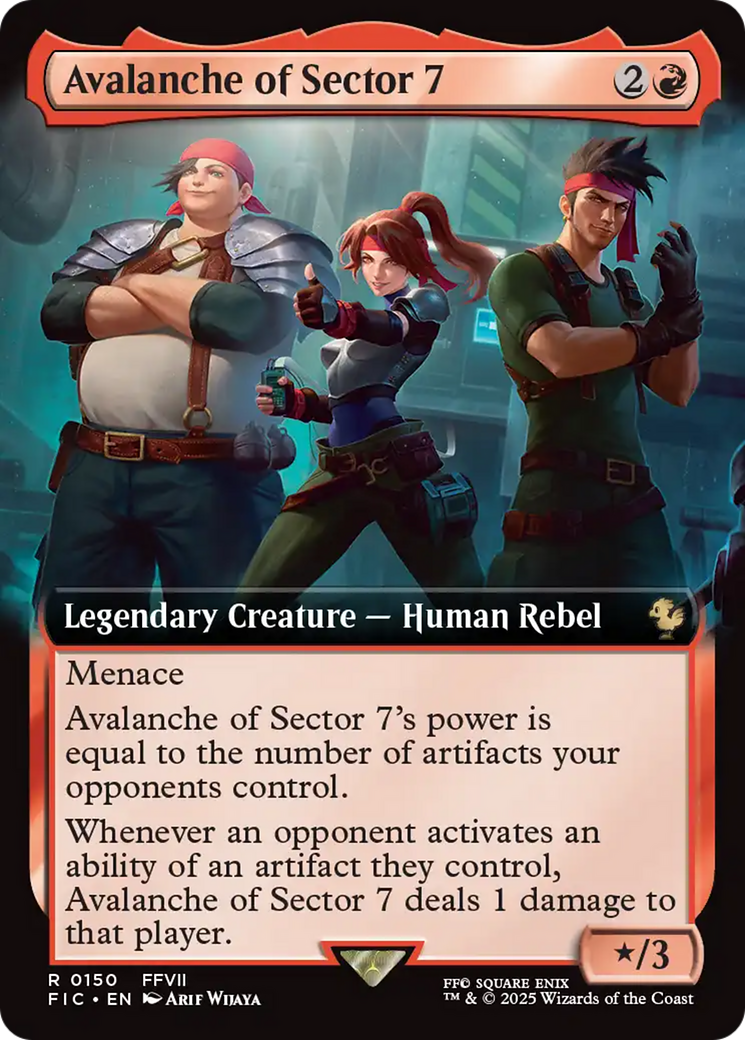 Avalanche of Sector 7 (Extended Art) [FINAL FANTASY Commander] | Spectrum Games