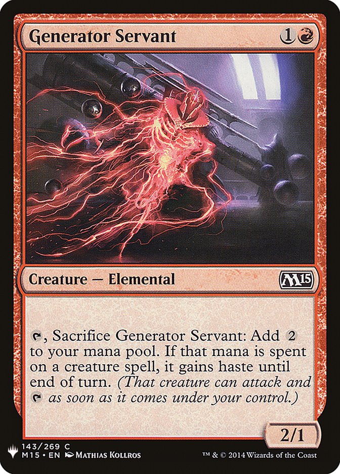 Generator Servant [Mystery Booster] | Spectrum Games