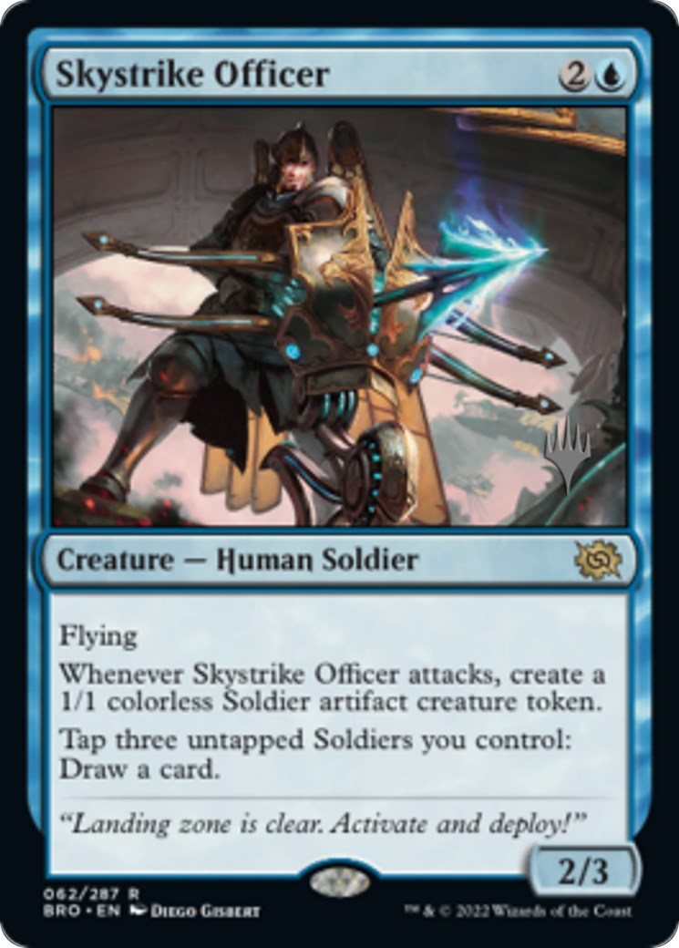 Skystrike Officer (Promo Pack) [The Brothers' War Promos] | Spectrum Games