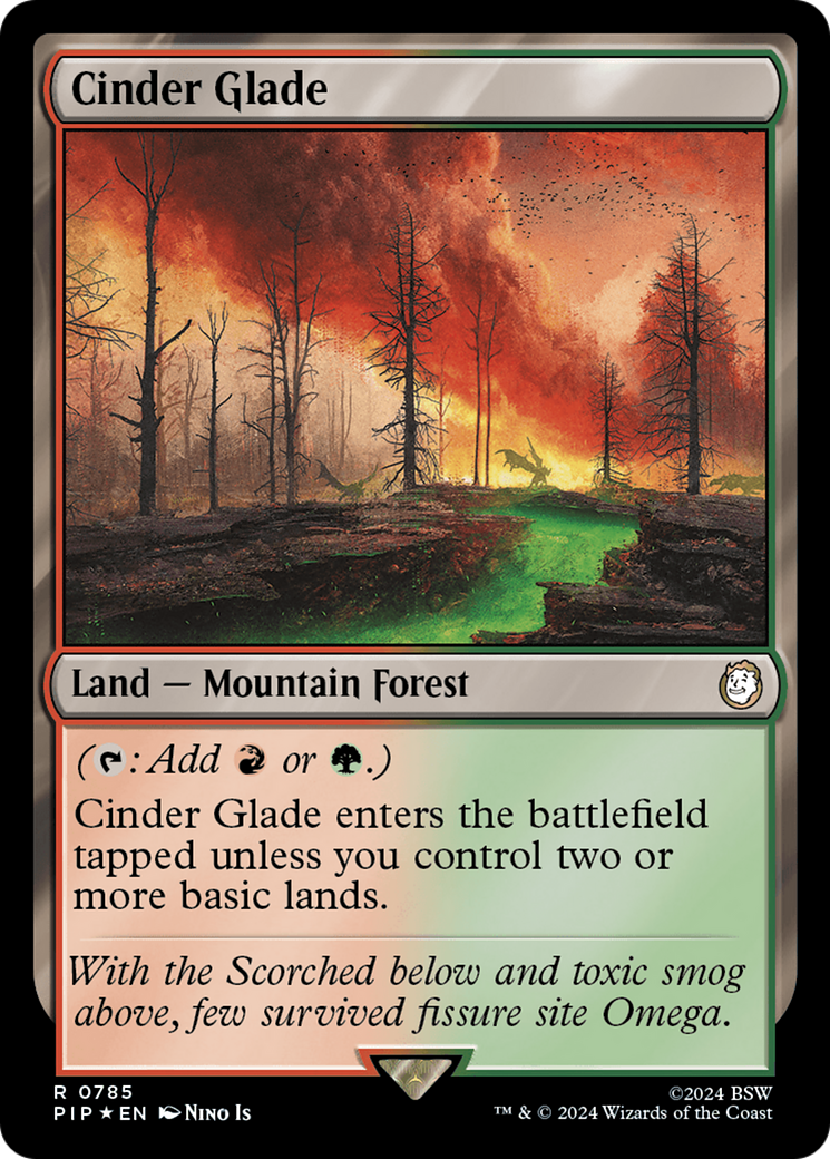 Cinder Glade (Surge Foil) [Fallout] | Spectrum Games