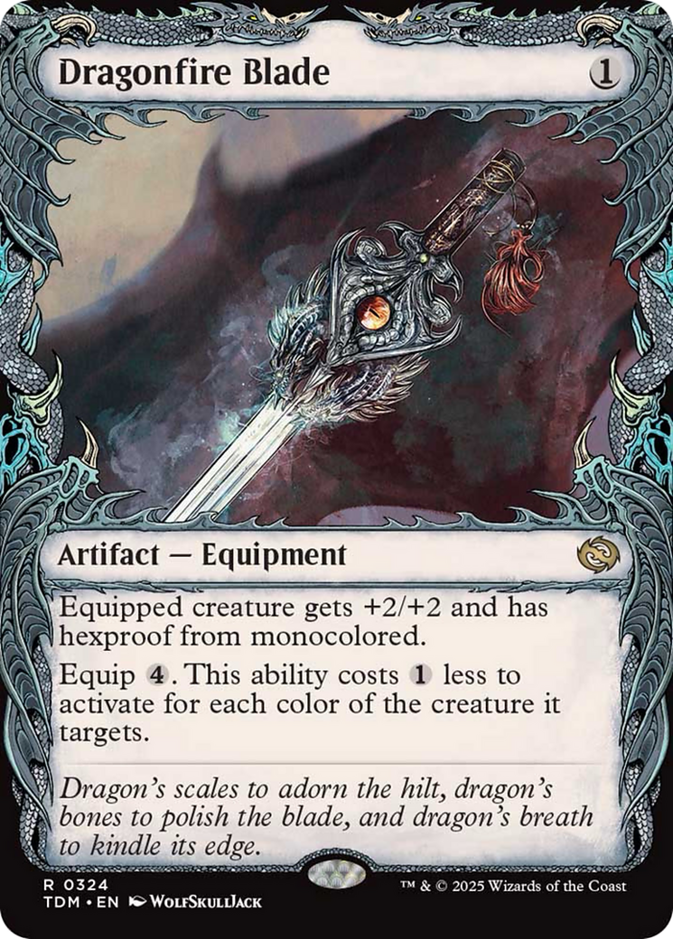 Dragonfire Blade (Showcase) [Tarkir: Dragonstorm] | Spectrum Games