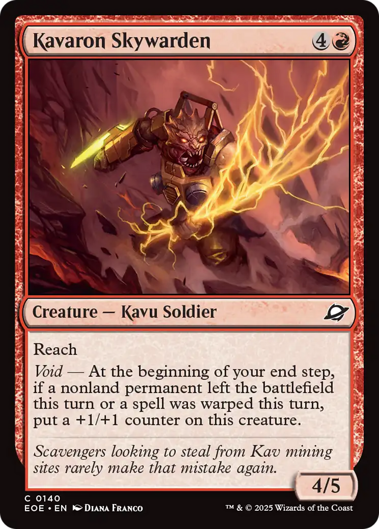 Kavaron Skywarden [Edge of Eternities] | Spectrum Games