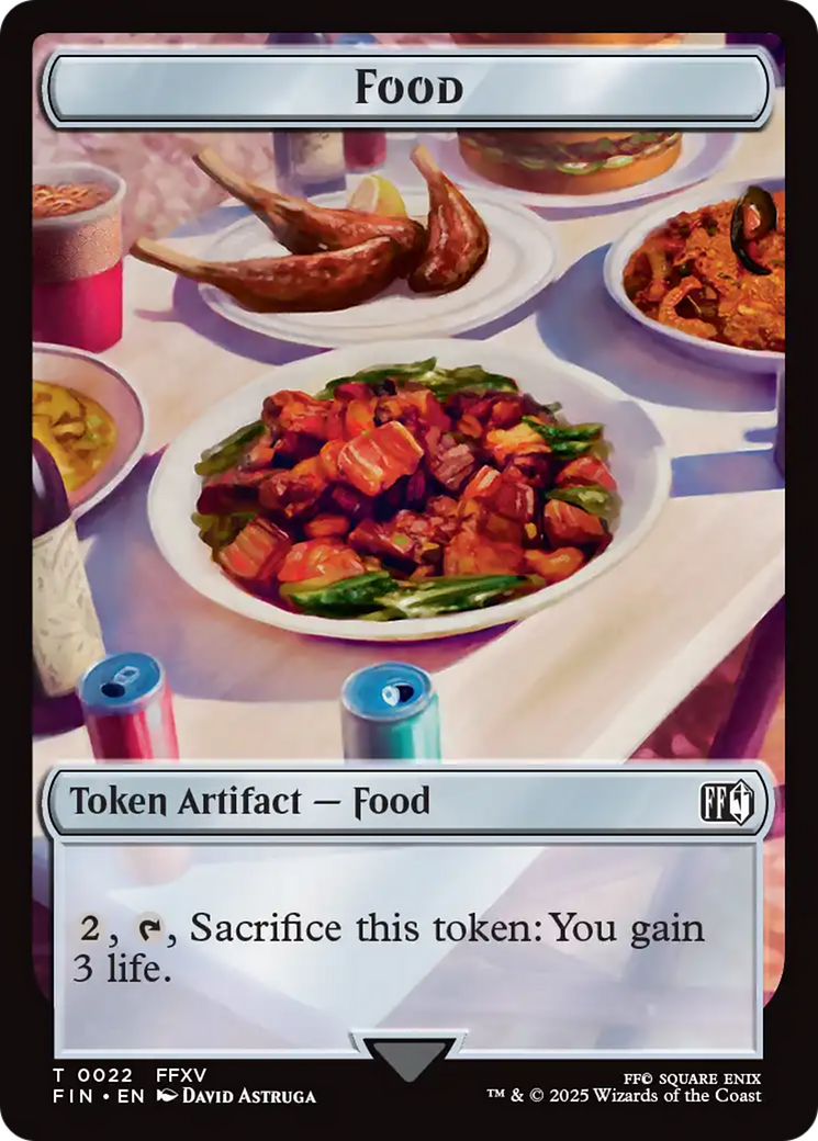 Hero (0003) // Food Double-Sided Token [FINAL FANTASY Tokens] | Spectrum Games
