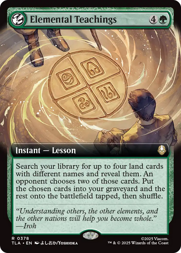 Elemental Teachings (Extended Art) [Avatar: The Last Airbender] | Spectrum Games