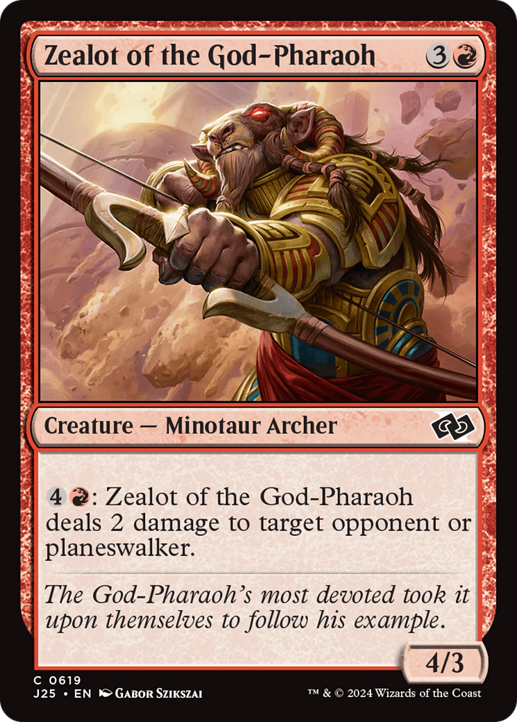 Zealot of the God-Pharaoh [Foundations Jumpstart] | Spectrum Games