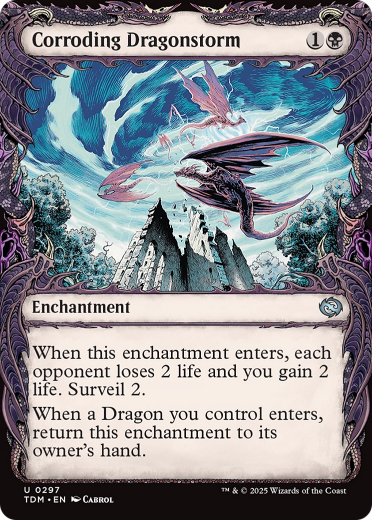 Corroding Dragonstorm (Showcase) [Tarkir: Dragonstorm] | Spectrum Games