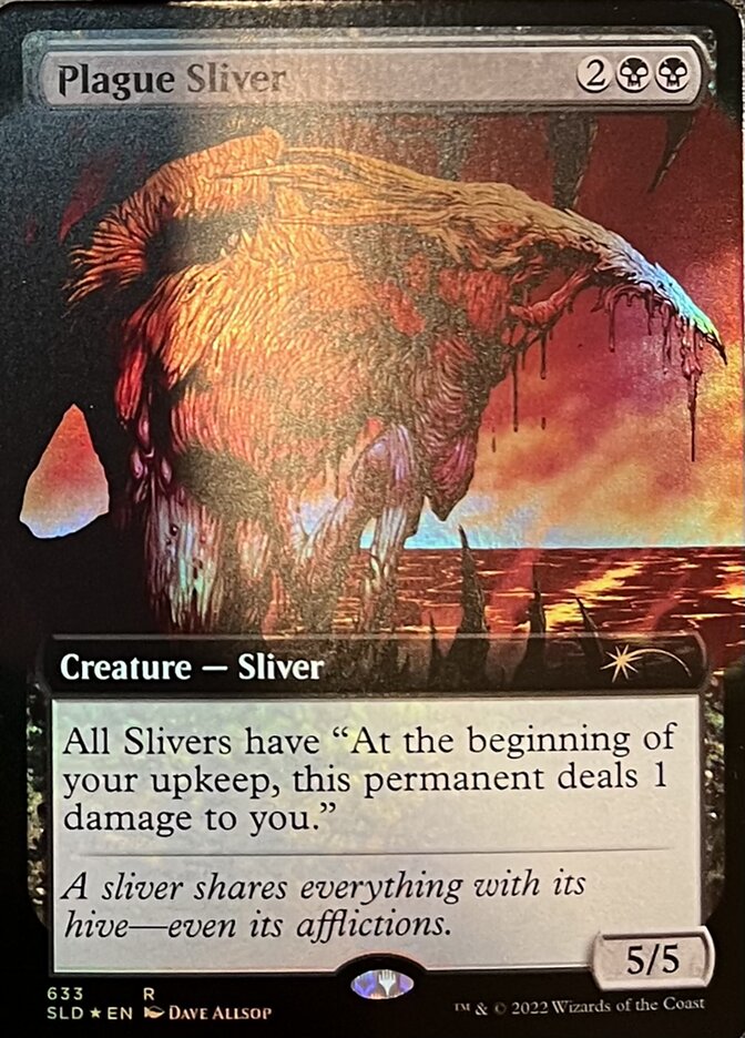 Plague Sliver (Extended Art) [Secret Lair Drop Promos] | Spectrum Games