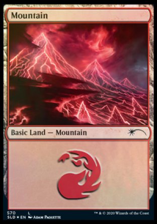 Mountain (Lightning) (570) [Secret Lair Drop Promos] | Spectrum Games