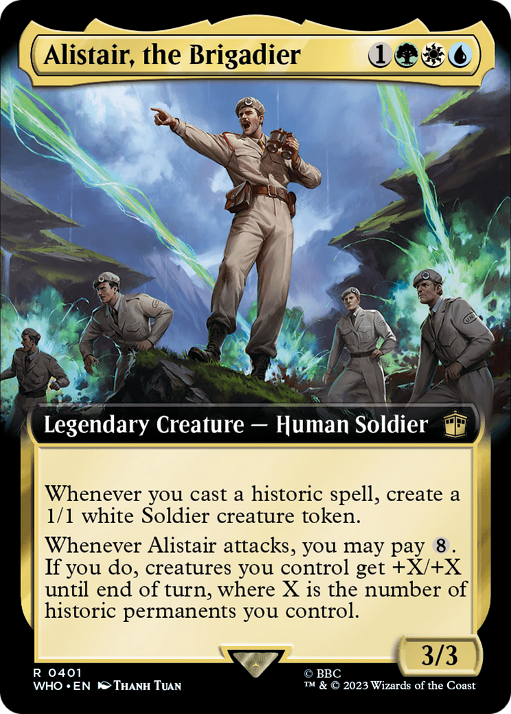 Alistair, the Brigadier (Extended Art) [Doctor Who] | Spectrum Games