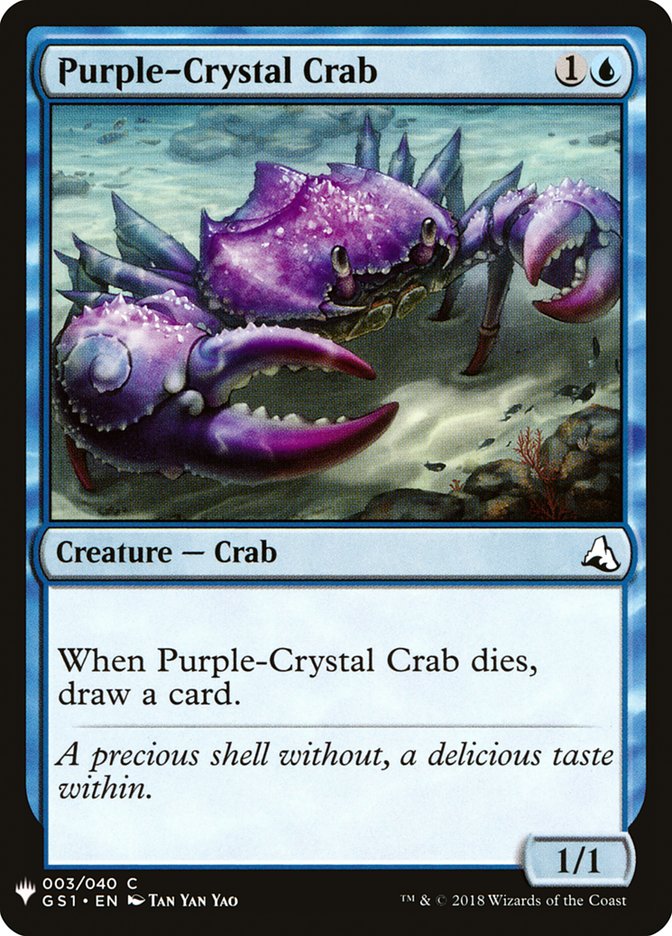 Purple-Crystal Crab [Mystery Booster] | Spectrum Games