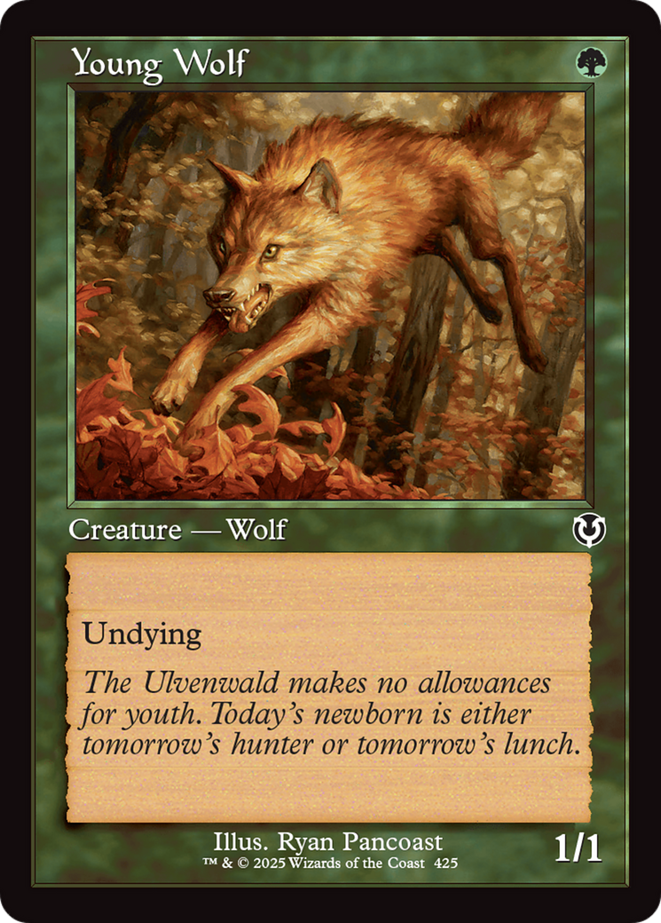 Young Wolf (Retro Frame) [Innistrad Remastered] | Spectrum Games