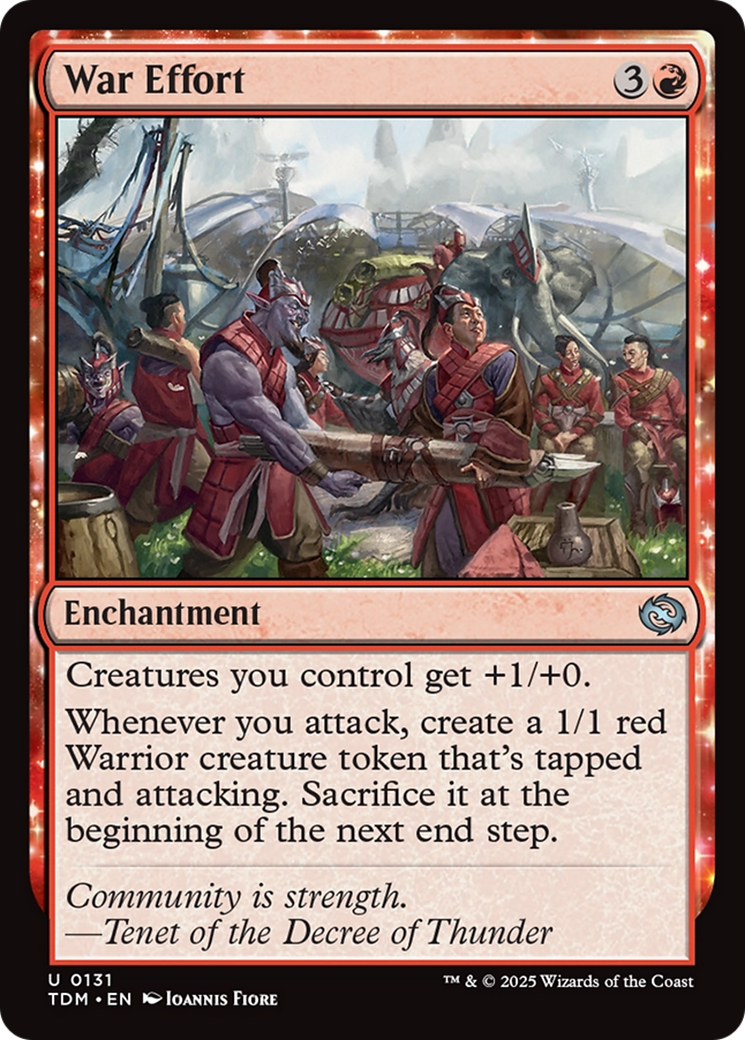 War Effort [Tarkir: Dragonstorm] | Spectrum Games