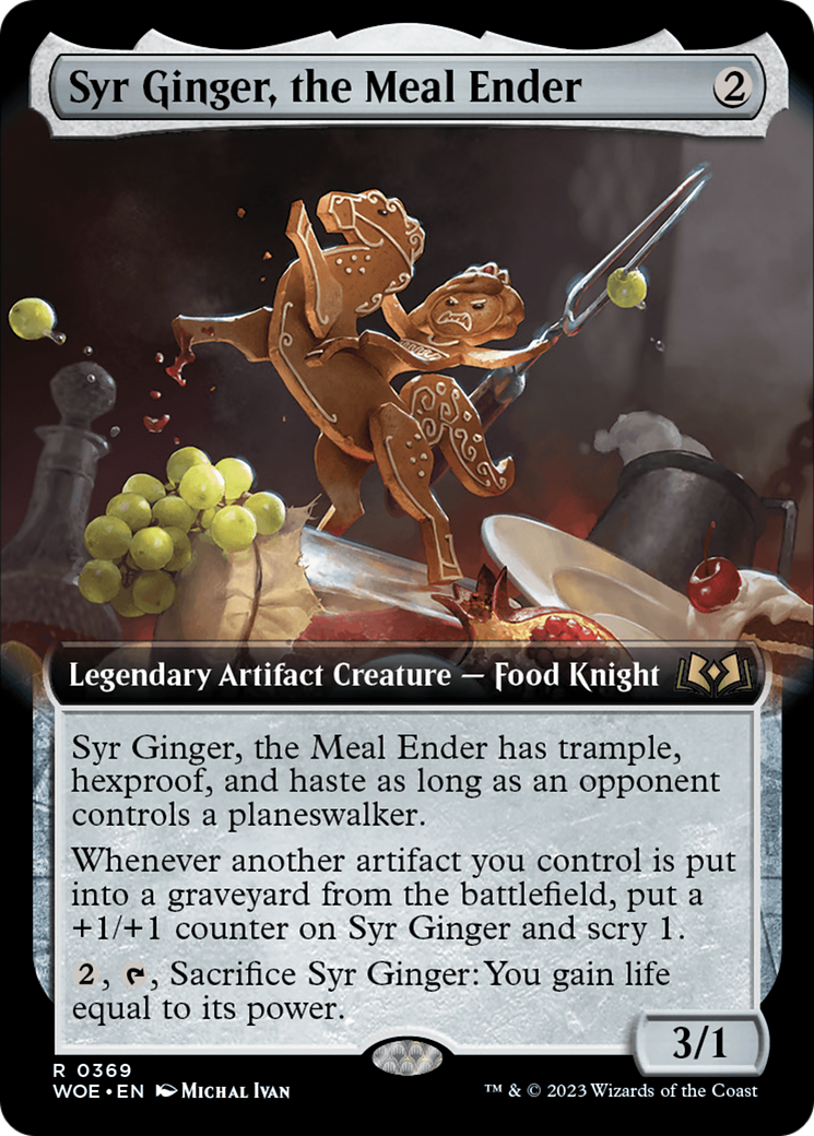 Syr Ginger, the Meal Ender (Extended Art) [Wilds of Eldraine] | Spectrum Games