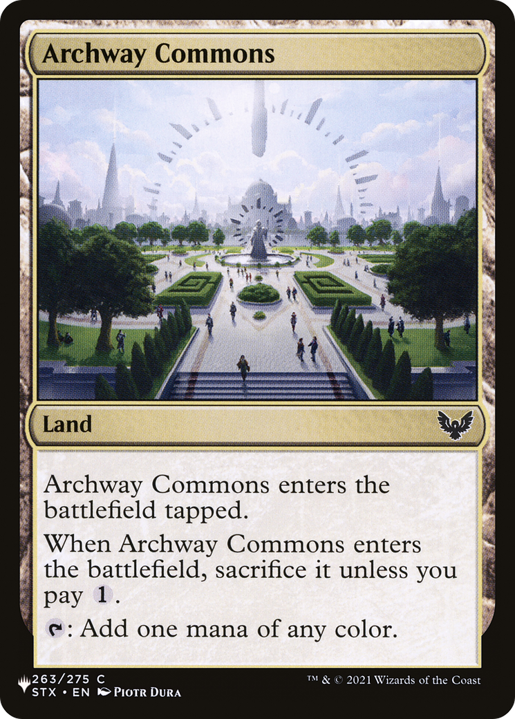 Archway Commons [The List Reprints] | Spectrum Games