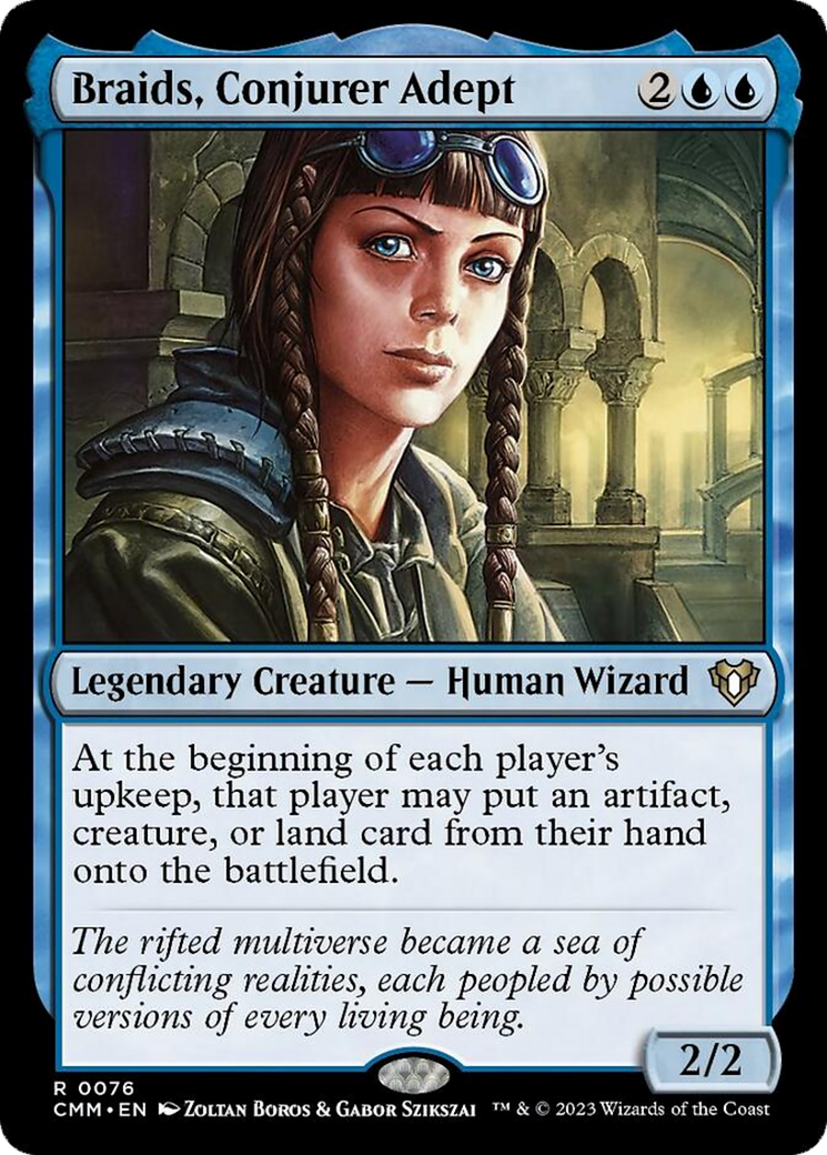 Braids, Conjurer Adept [Commander Masters] | Spectrum Games