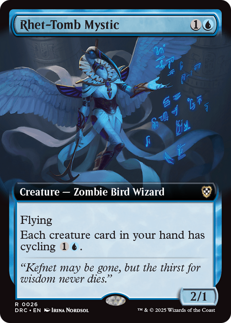 Rhet-Tomb Mystic (Extended Art) [Aetherdrift Commander] | Spectrum Games