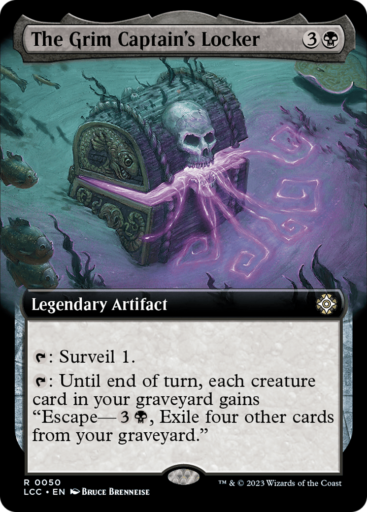 The Grim Captain's Locker (Extended Art) [The Lost Caverns of Ixalan Commander] | Spectrum Games