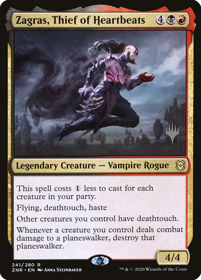 Zagras, Thief of Heartbeats (Promo Pack) [Zendikar Rising Promos] | Spectrum Games